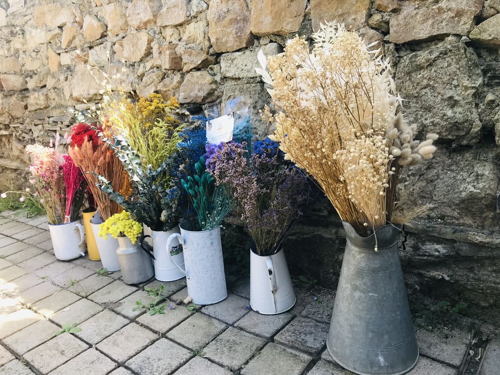 Atelier fleurs séchées à Angers